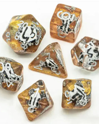 Foam Brain Inclusion Dice RPG Dice Set (7) 
