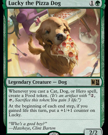 Lucky the Pizza Dog