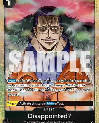 Disappointed? (Premium Card Collection -Best Selection Vol. 6-)