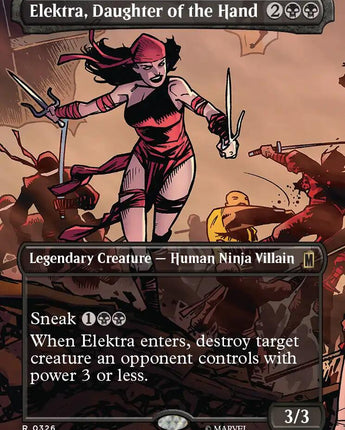 Elektra, Daughter of the Hand (Borderless)