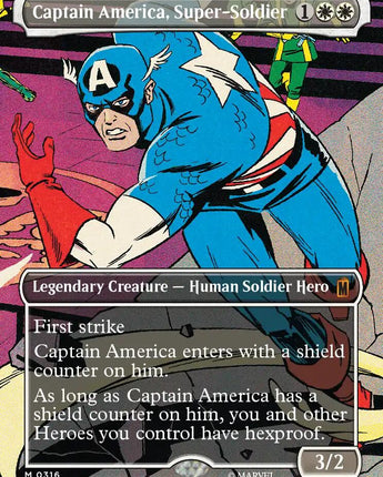 Captain America, Super-Soldier (Borderless) (0316)