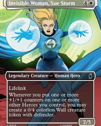 Invisible Woman, Sue Storm (Borderless)