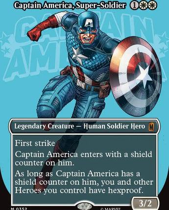 Captain America, Super-Soldier (Borderless) (0352)