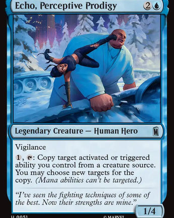 Echo, Perceptive Prodigy