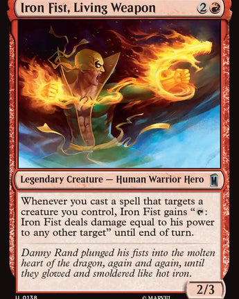 Iron Fist, Living Weapon