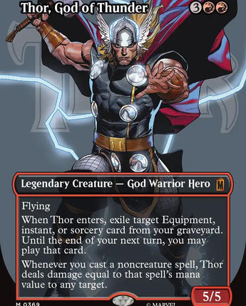 Thor, God of Thunder (Borderless) (0369)