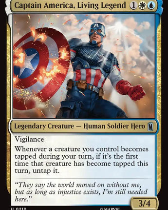 Captain America, Living Legend