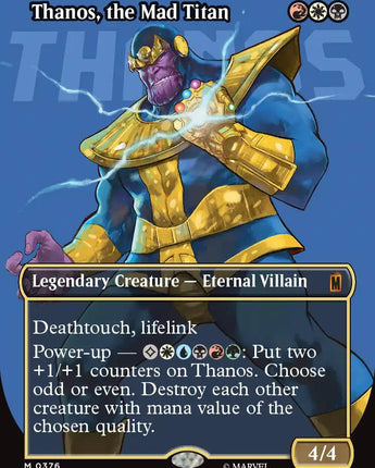 Thanos, the Mad Titan (Borderless) (0376)