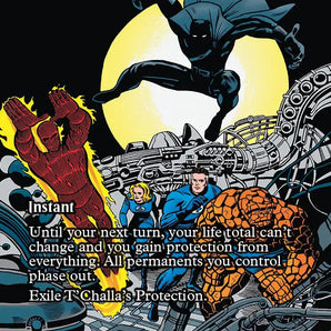 T'Challa's Protection - Teferi's Protection (Borderless)