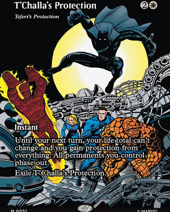 T'Challa's Protection - Teferi's Protection (Borderless)