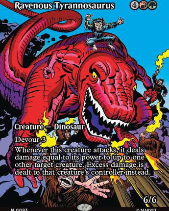 Ravenous Tyrannosaurus (Borderless)