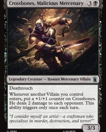 Crossbones, Malicious Mercenary