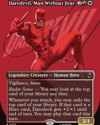 Daredevil, Man Without Fear (Borderless) (0372)