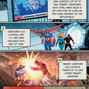 The Super Hero Civil War (Borderless)