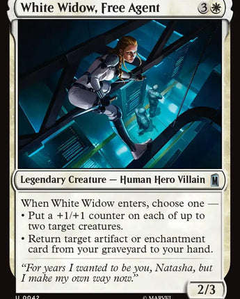 White Widow, Free Agent
