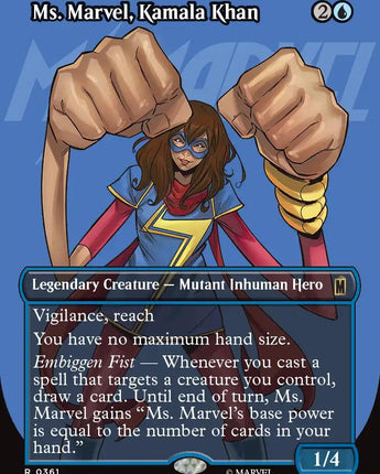 Ms. Marvel, Kamala Khan (Borderless)