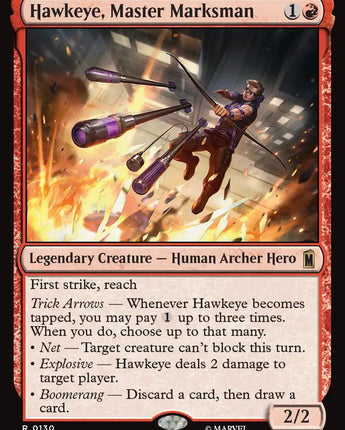 Hawkeye, Master Marksman
