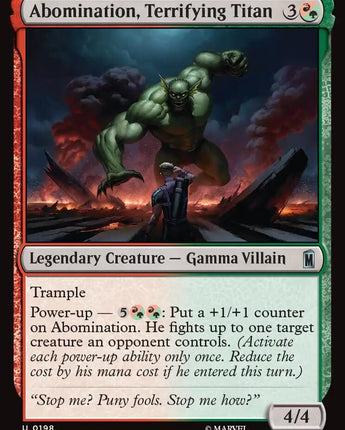 Abomination, Terrifying Titan