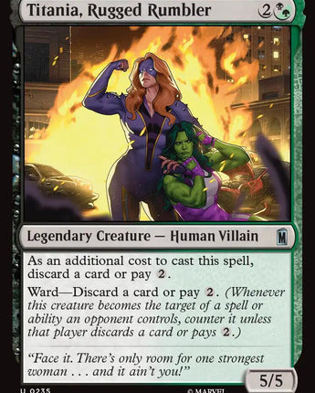 Titania, Rugged Rumbler