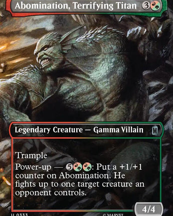 Abomination, Terrifying Titan (Borderless)
