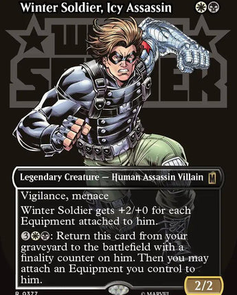 Winter Soldier, Icy Assassin (Borderless)