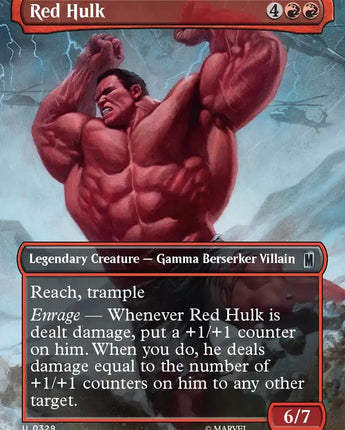 Red Hulk (Borderless)