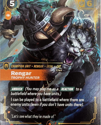 Rengar, Trophy Hunter