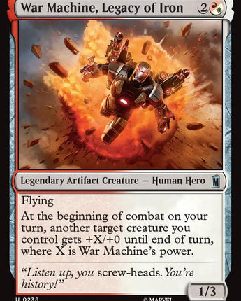 War Machine, Legacy of Iron