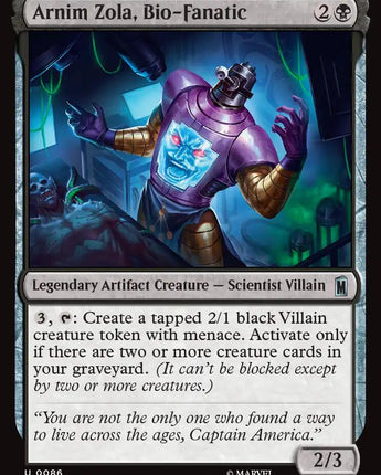 Arnim Zola, Bio-Fanatic