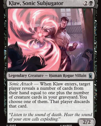 Klaw, Sonic Subjugator