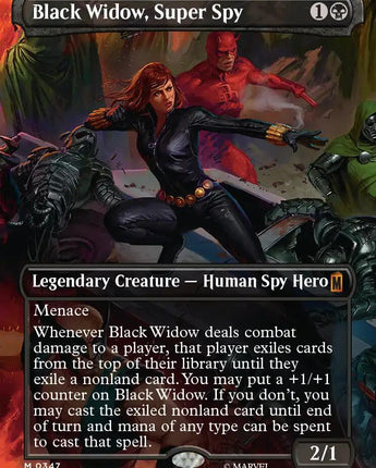 Black Widow, Super Spy (Borderless) (0347)