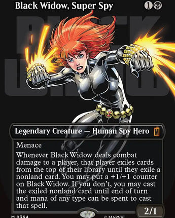 Black Widow, Super Spy (Borderless) (0364)