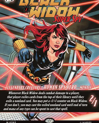 Black Widow, Super Spy (Borderless) (0393)