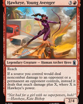 Hawkeye, Young Avenger