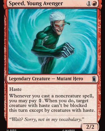 Speed, Young Avenger