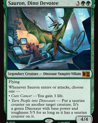 Sauron, Dino Devotee
