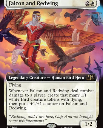 Falcon and Redwing (Extended Art)