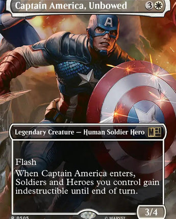 Captain America, Unbowed (Borderless)