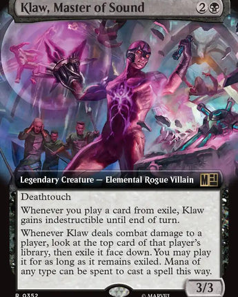 Klaw, Master of Sound (Extended Art)