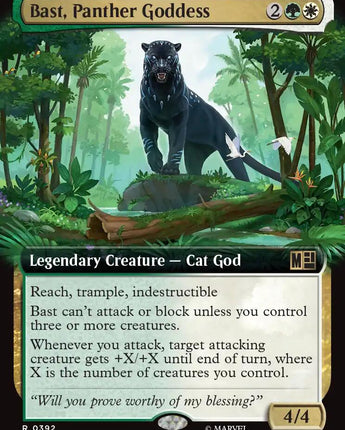 Bast, Panther Goddess (Extended Art)