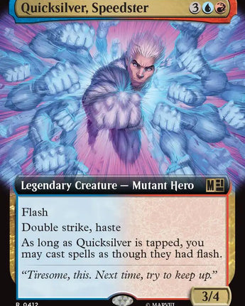 Quicksilver, Speedster (Extended Art)