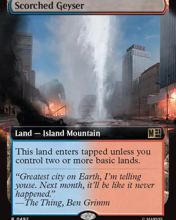 Scorched Geyser (Extended Art)