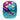Chessex Vortex 50mm Dice - Purple-Teal/Gold 