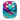Chessex Vortex 50mm Dice - Purple-Teal/Gold 