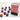 Chessex Dice: Gemini 12mm D6 (36) - Blue-Red/Gold 