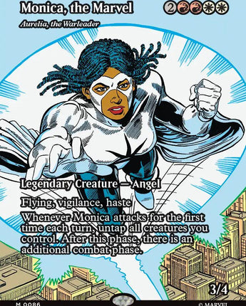 Monica, the Marvel - Aurelia, the Warleader (Borderless)