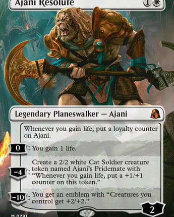 Ajani Resolute (Borderless)