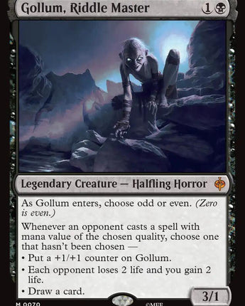 Gollum, Riddle Master