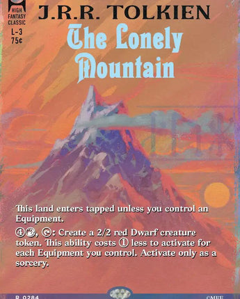 The Lonely Mountain (Borderless) (Surge Foil)