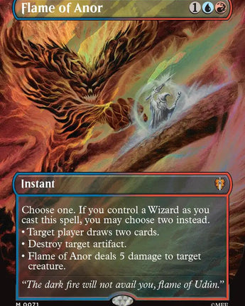 Flame of Anor (Borderless) (Surge Foil)